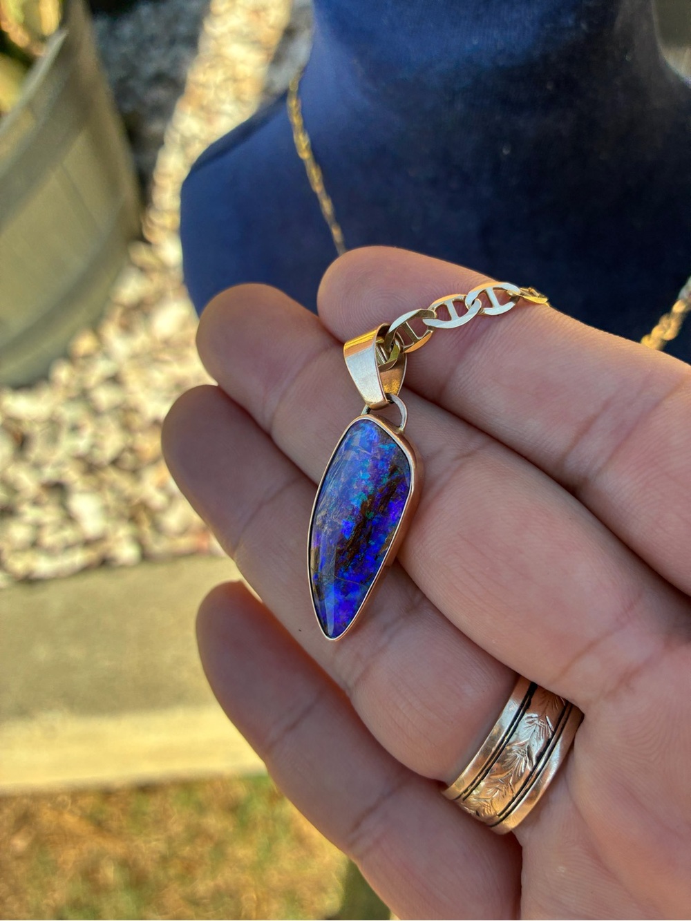 Pipe Opal Pendant (14K Gold) - Picture 13 of 16